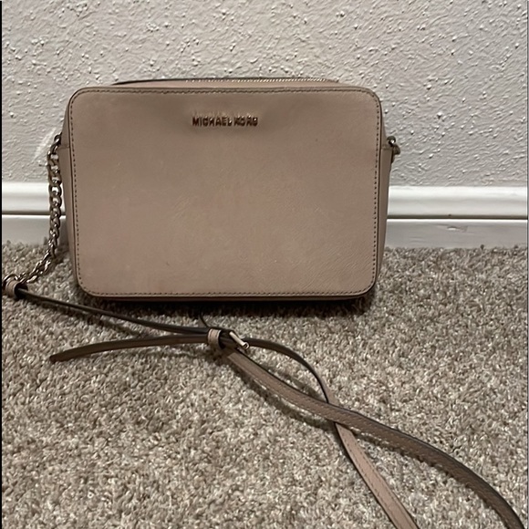 Michael Kors Handbags - Taupe Gray Michael Kors Crossbody handbag